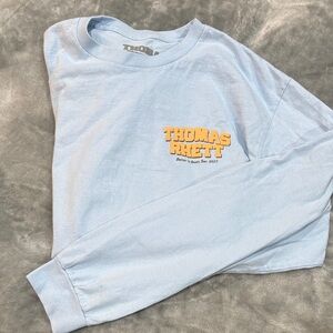 Thomas Rhett Light Blue Long Sleeve Better in Boots 2025 Tour